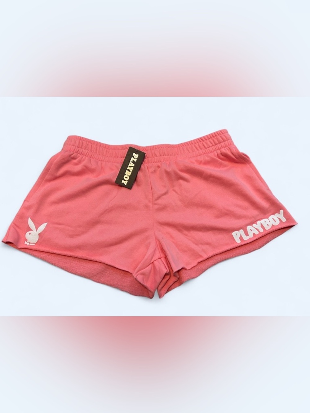 Playboy NWT Pink Bunny Logo Lounge Shorts - Size XL
